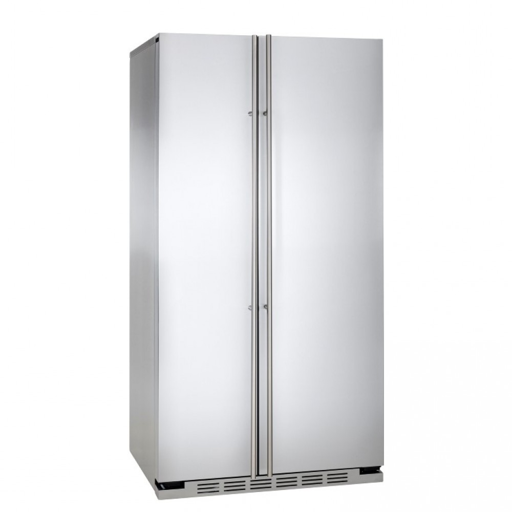 IOMABE ORGS2DBF80 91cm Side-by-Side koelkast RVS vrijstaand