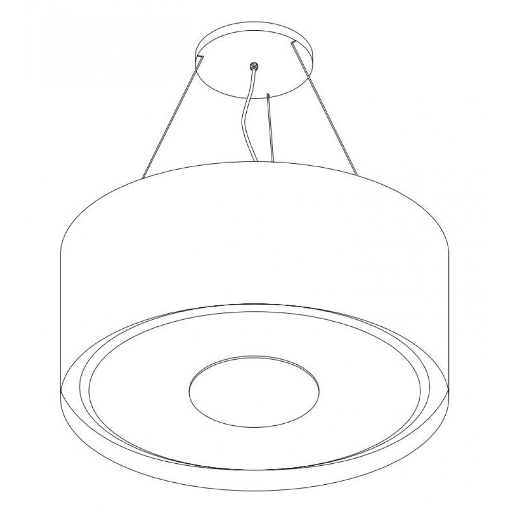Wave Design 2620.71 - LAMP 90 cm - RVS - LEDDISC